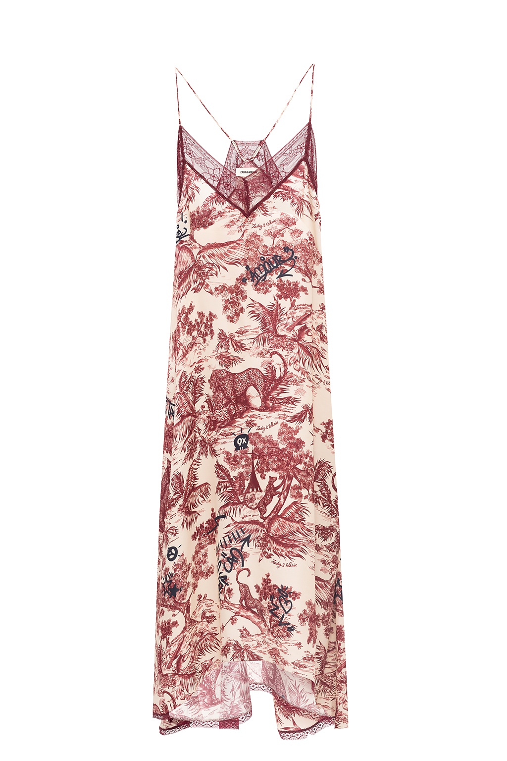 Midi Dress With Sequins And Binding - IetpShops GB - Slip dress